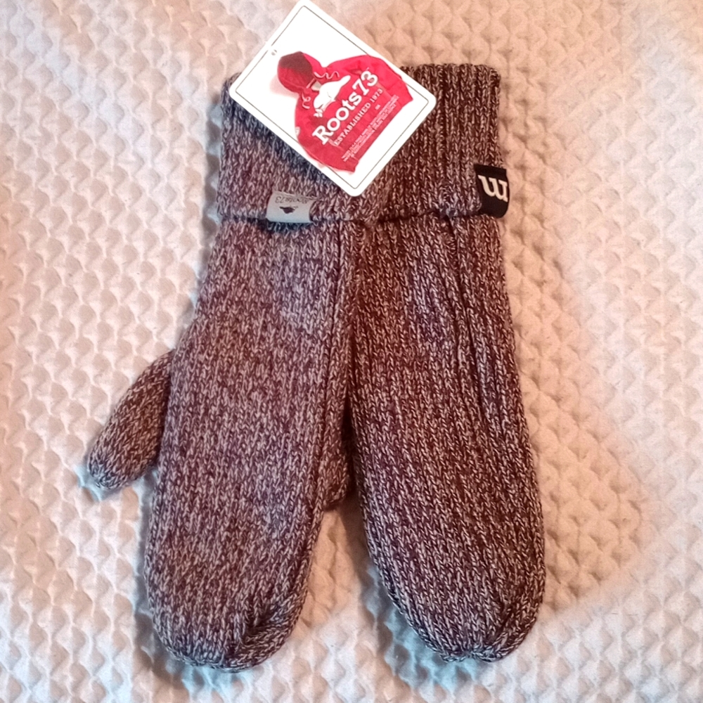 Roots Lined Mittens